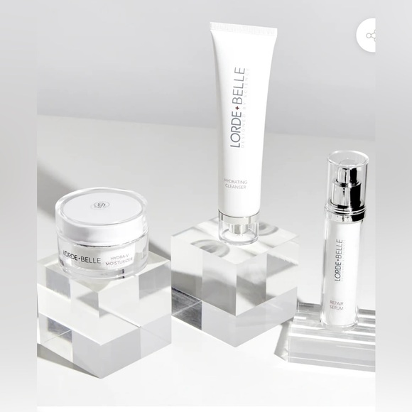 Lorde + Belle CC Skincare Regimen Hydra MoisturizerCleanser & Repair Serum Set